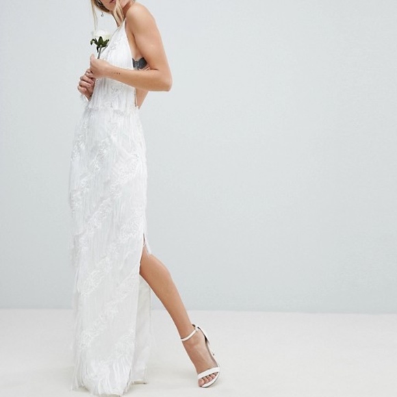 off shoulder long dress